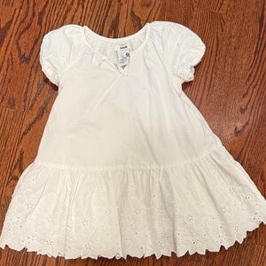 Jason Wu Ivory Eyelet Kids Dress